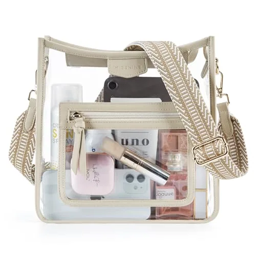 Clear Crossbody Bag IV, Classic Khaki